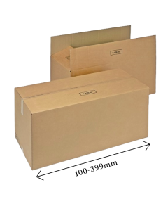 Faltkarton 2-wellig braun von 100 - 390mm Länge
