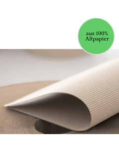 Rollenwellpappe ComPackt®-Welle, enggerillt - platzsparend