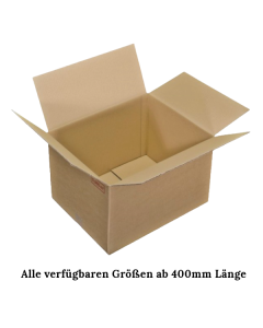 Faltkarton 1-wellig braun ab 400mm Länge  