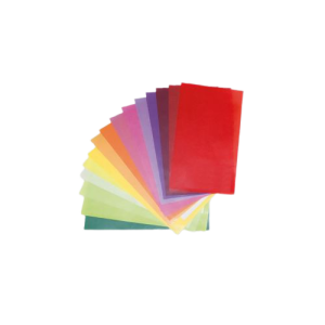 Seidenpapierzuschnitte farbig