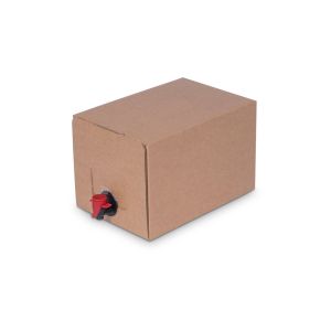 Bag-in-Box Karton braun neutral