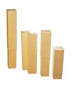Teleskopverpackung braun 80x80x600-1000mm - teleskopierbar bis 1000mm #1860