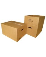 Faltkarton 2-wellig braun mit Griffloch 460x330x260mm #4930