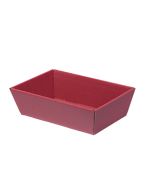 Geschenkkörbe rechteckig dunkelrot - mittel