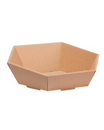 Geschenkkörbe sechseckig natur- mittel