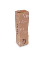 Wein-/Flaschenkarton für 1 Flasche 0,5/0,75L - wenn gewünscht Einlage 7701 1x dazu bestellen