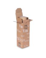Wein-/Flaschenkarton für 1 Flasche Magnum mit passender Einlagen