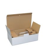 Flaschenversand Verpackung für 2 Flasche 0,75L mit passender Kartoneinlage 373x224x103mm #75102
