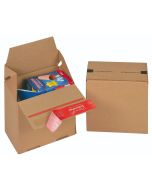 Blitzbodenkarton mit Selbstklebestreifen braun 145 x 95 x 140mm #CP 154.151015