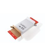 Versandkarton Kurier weiß mit Selbstklebeverschluss 139x216x29mm #CP65.52
